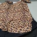 SUUKSESS Women Ruffle High Waisted Tankini Swimsuit Tummy Control Bathing Suit (Large, 80 Leopard Black)