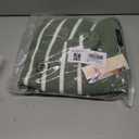 Dokotoo Oversized Womens Sweater 2025 Fall Winter Striped Sweaters Casual Trendy Sweater (Green, XL)