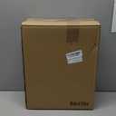 MyGift 11x14 Vintage Black Solid Wood Deep Shadow Box with Cork Board Backing, Wall Mounted Display Case with Clear Acrylic Front Window Panel, Metal Handle and Latch