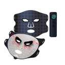 SCS Red Light Therapy Mask for Face  LED Photon Skin Care with 55 Triple-Core LEDs, 3 Wavelengths (Blue 450nm, Red 660nm, Near Infrared 850nm)