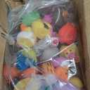 XY-WQ 100 Pack Rubber Duck for Jeeps Ducking - 2.3 Inch Bulk Floater Duck for Kids - Baby Bath Toy Assortment - Party Favors, Birthdays, Bath Time, and More (50 Varieties)