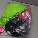 80s Outfit Women Costume Accessories Set T Shirt Shorts Tutu Skirt Neno Party Leg Warmers Headband (X-Large, Green)