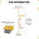 Vincidern 2pcs Adjustable Backdrop Stand for Wedding/Party, Heavy Duty Metal Backdrop Stand for Birthday Party, Baby Shower, Events Decorations, Gold (Adjustable Height from 2.6FT to 8FT)