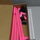 XEmbro Large Embroidery Scroll Frame, Adjustable Cross Stitch Scroll Frame, Plastic Clip Frame for Embroidery, Punch Needle Frame Scroll Frames for Cross Stitching, Needlework(34.6 x 14.2 Inches)