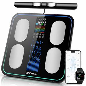 Smart Scale for Body Weight 8-Electrode Dual-Frequency BIA Digital