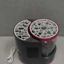 3 IN 1 Electric Makeup Brush Cleaner,Automatic Makeup Brush Cleaner with Makeup Brush Dryer,Portable USB Deep Cleaning for All Size Beauty Makeup Brush Set,Blush Brush (Grey)