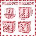 tmlfep 3 Pcs Christmas Balloons Boxes Large Candy Cane Balloon Boxes Christmas Party Decorations Gifts Boxes for Winter Holiday Party Fireplace Home Decor