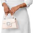 INR Dress for Women Dinner Dress Formal Fit and Flare Elegant Wedding Guest Cocktail Party and Work Dresses (XX-Large, White)