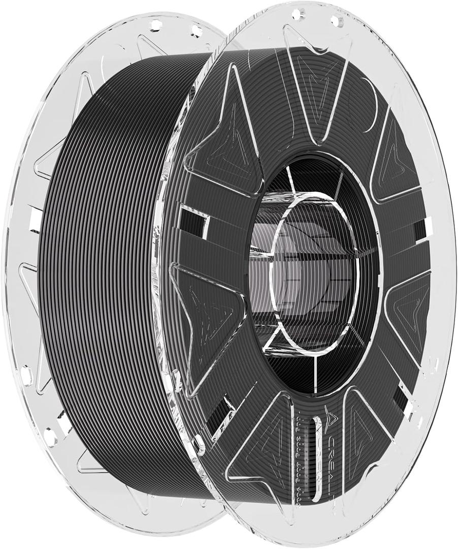 Creality Hyper PLA Filament 1.75mm, RFID 3D Printer Filament PLA for High Speed 30-600mm/s, 1kg(2.2lbs)/Spool Filament Support CFS, Fits for K2 Plus Combo and Most 3D Printers (Black)