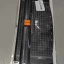 Firbon A4 Paper Cutter 12 Inch Titanium Paper Trimmer Scrapbooking Tool with Automatic Security Safeguard and Side Ruler for Craft Paper, Coupon, Label and Cardstock (Black)