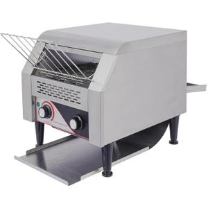 Conveyor Toaster 300 Slices/Hour, Commercial Bread Toaster Bagel Toaster for Restaurant, 110V 1900W Stainless Steel Toaster Oven for Restaurant,Buffets,House Use