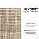 LEXMORE Placemats Set of 8 Vinyl/Plastic Woven Place Mats for Kitchen Table Indoor/Outdoor Washable Placemat Wipeable Dining Table Mats(A-Caramel)