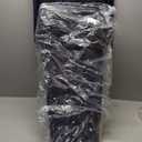 S.L. Fashions Women's Long Metallic Side Ruched Dress with Slit (Plus Size)