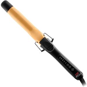 CHI Ceramic Curling Iron, Hair Curler For Shiny, Frizz-Free, & Healthy Hair, Auto-Shut Off & 5 Foot Swivel Cord, 1.5" Barrel (Black)