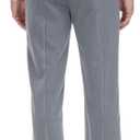 Soojun Men's Classic Fit Flex Waist Flat Front Dress Pant (Gray)