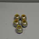 Gisafai 5 Pcs Liquid Tight Connector Straight Insulated Zinc Die Cast Metal Tight Electrical Conduit Fittings for 1 Inch Flexible and Type B Flexible