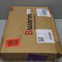 Bwarm Heated Mattress Pad ETL Certified Flower Bed Warmer with 9 Heat Settings, 1-12 Hours Auto Off Deep Pocket, Machine Washable, White (Full)