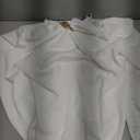 JASAMBAC Women's Satin Silk Blouses, Dressy Casual Long Sleeve Shirts, Elegant Business Work Tops Office Formal Fall Outfits (Medium, White)