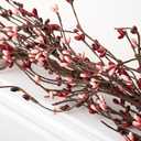 Spring and Easter Artificial Vintage Rose Pip Berry Garland - Year Round Rustic Berries, Farmhouse Home Decor for Table Arrangements, Fireplace Mantel, and Easter Centerpiece Decorations (54" Long)