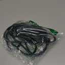 16/3 Black Extension Cord 15 FT Indoor, Short Extension Cord for Laptops, Coffee Makers, Office Home Appliances, 3 Prong Small Resistant Cable Flexible, 13A 125V 1625W ETL Listed