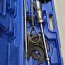 VEVOR Inner CV Axle Puller Tool Set with 5/8 in-18 Slide Hammer & 2-Inch 2.5-Inch CV Joint Fork Adapter, Inner CV Joint Removal Tool Kit, Heavy Duty Front Wheel Drive Axle Puller Slide Hammer Set