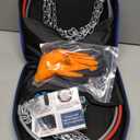 AutoChoice AutoFixing Snow Chains Tire Chains For Light Truck SUV Pickup Trucks, Easy installation, Contains Titanium for Wear Resistance, Set of 2(HRV240, Auto-Trac)