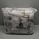 VK VKLIVING 9x12 Area Rug Washable Rugs for Living Room Rug Vintage Design Boho Rug with Non Slip Living Room Rug Bedroom Carpet Stain Resistant, Home Decor, Beige