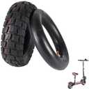 80/65-6 Scooter Tire & Inner Tube 10" Offroad Tire Motorcycle Electric Scooter Tires Rubber Outer Tire for Nanrobot D4/D5/D6+/Varla Eagle One/Kaabo Wolf Warrior/Apollo Pro/Kugoo Kirim M4 Pro