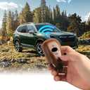 Fits for Subaru Key fob Cover (4 Button Brown)
