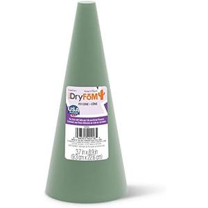FloraCraft Floral Desert DryFōM Cone 3.8 Inch x 8.8 Inch Green