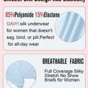 GAI YI Women Underwear Tummy Control Tummy Control Shapewear Panties Lace Panties Women Tummy Control Brief for Women Black+Skin+Pink+Blue XL