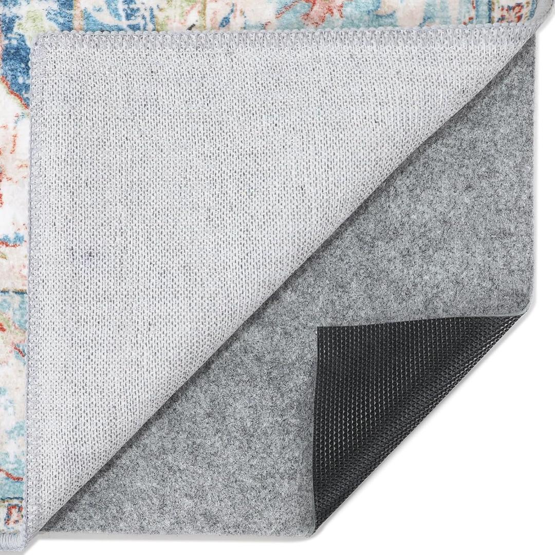 Rug Pad - 2 x 8' - 1/8" Thick - Felt and Rubber - Premium Non-Slip Rug Pad - Perfect for High Traffic Areas and Entryways, Many Custom Sizes, Safe for All Floors