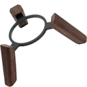 Metal Wood Desktop Stand Holder for Bluetooth-Compatible Speakers, Antislip Base with Silicone Mats