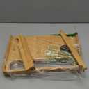 Medical king Walker Tray Table with Cup Holder Mobility Table Tray for Folding Walkers Foldable, Portable Multipurpose Bamboo Tray for Eating, Crafts, Laptops Medical Equipment Accessories - 21x16"