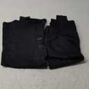 Mens Compression Shirt Slimming Body Shaper Vest Workout Tank Tops Abs Abdomen Undershirts (Large, Black+black)