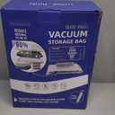 25-Pack Heavy-Duty Premium Vacuum Storage Bags  80% Space Saving! 5 Jumbo/5 Large/5 Medium/5 Small/5 Roll Bags + FREE Travel Hand Pump. Ultra-Thick, Airtight & Reusable