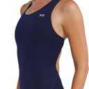 TYR Womens Durafast Elite Maxfit Swimsuit (Blue, 34/M)