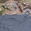 HUSKARY Women Swimsuit One Piece Tummy Control Swimdress Full Coverage Flowy Bathing Suits Gold Metal Tie Knot Swim Dress Large