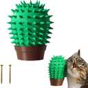 Cat Face Scratchers & Self Groomer | for Clawing, Stretching, and Grooming | Built-in Scent Holes & Catnip Compartment | Sturdy PLA 3D Print | Suitable for Small Spaces