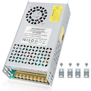 NUOWEIDE DC 36V 16.6A 600W Power Supply, 110V AC to DC 36V Converter 600w Switch Power Supply Transformer for Winch, Car Jack, LCD Monitor, CCTV, Car Stereo and More