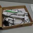 10X Rectangle Magnifying Glass with Light, 5 Color Modes Stepless Dimmable Magnifier with Stand, LED Lighted Clamp Desk Lamp with Swing Arm, Hands Free for Reading Painting Close Work - White