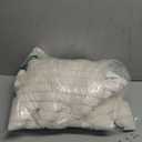 Lanpn Christmas Tree Pillows Set of 2, Christmas Decoration Wide Stripes Winter Throw Pillows Soft Cute 3D Shaped Xmas Tree Throw Cushion for Sofa Bedroom Xmas Decor (18x16 inch, Off White)