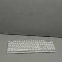 RedThunder K10 Wireless Gaming Keyboard and Mouse Combo, RGB Backlit Rechargeable 3800mAh Battery, Mechanical Feel Anti-ghosting Keyboard with Pudding Keycaps + 7D 3200DPI Mice for PC Gamer (White)