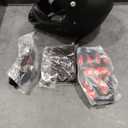 Adult Motocross Dirt Bike Helmet with Goggle, Gloves & Mask - DOT/FMVSS-218 Off-Road Motorcycle & ATV Helmet with Adjustable Sun Visor