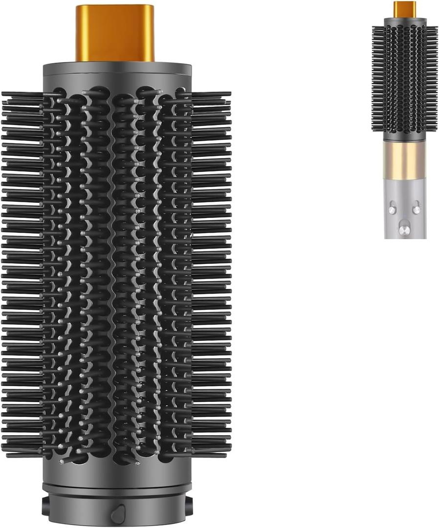 Upgraded Round Brush Attachment for Dyson Airwrap HS01 HS05 HS08, Round Volumizing Brush for Dyson Air wrap Accessories, for Smooth Styling Adds Volume Curls