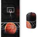 QOOMO Camping Sleeping Bags,3 Season Warm & Cool Weather,Lightweight,Waterproof Sleeping Bags for Adults & Kids,Traveling,and Outdoors,Camping Gear Equipment (Basketball Court Basketball 10)