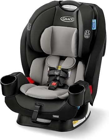 Graco® TriRide 3-in-1 Convertible Car Seat - Highback Booster, Forward & Rear Facing Modes, Suitable from Newborn to Preschooler, Perfect for Long Journeys in Redmond Color, Mfd: 01/12/2026