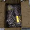 JAMIEWIN Wood Furniture Legs 4 Inch Set of 4, Wooden Sofa Leg with Gold Caps, Mid-Century Modern Replacement Feet for Couch Dresser Cabinet Coffee Table TV Stand Armchair Ottoman etc