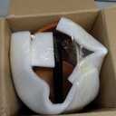 Paper Towel Holder - 100% Natural Wood, Wooden Wood Stand with Iron Base, Wooden Paper Towel Holder for Kitchen, Desktop, Cabinet (Brown)