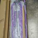 Gymnastic Bars for Kids with Adjustable Height, Folding Gymnastic Training Kip Bar, Expandable Horizontal Bar for Home (Purple)